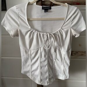 Streetwear society white womens size small top